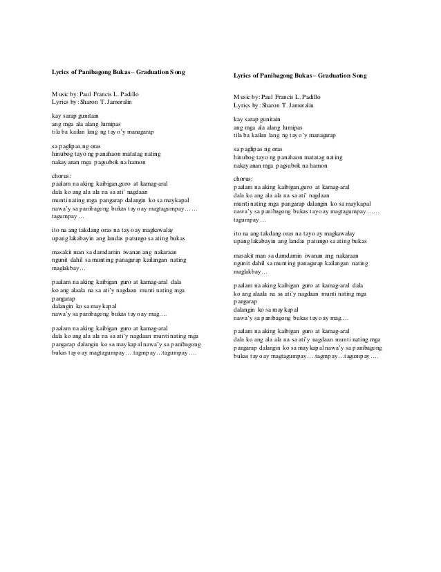 graduation songs