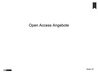 Open Access Angebote
Seite 74
 