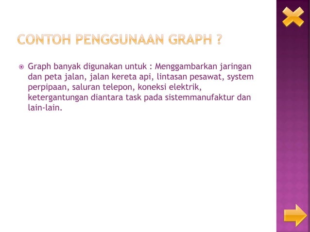 Graph, Bidirect Graph, Terminologi Graph, Implementasi | PPT