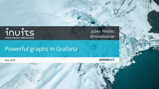 Julien Pivotto
@roidelapluie
Powerful graphs in Grafana
May 2020
 