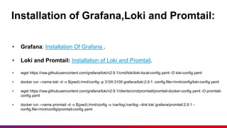 Grafana Loki (Monitoring Tool) Presentation | PPT
