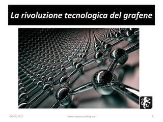 La rivoluzione tecnologica del grafene
06/09/2022 www.braveconsulting.net 1
 