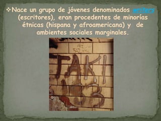 Uno de los primeros artistas de Graffiti firmaba Taki 183. (Demetrius). 