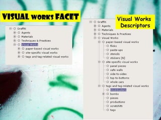Visual  Works  facet Visual Works  Descriptors 