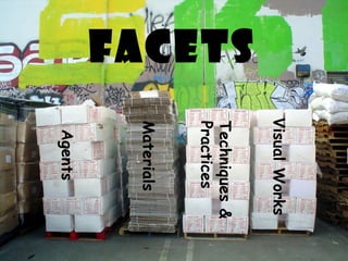 Agents Materials Techniques & Practices Visual Works Facets 
