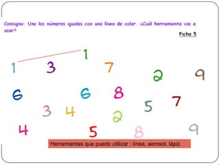 Herramientas que puedo utilizar : línea, aerosol, lápiz.