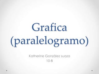 Grafica
(paralelogramo)
   Katherine González suaza
             10-B
 