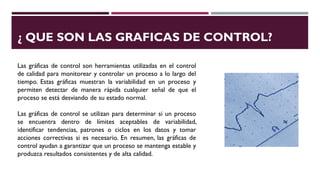 GRAFICAS DE CONTROL EN EL AREA DE CALIDAD | PDF
