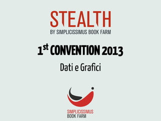 1st
CONVENTION2013
Dati e Grafici
 