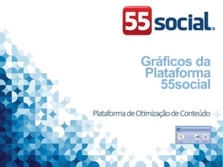 Gráficos da 
Plataforma 
55social 
 