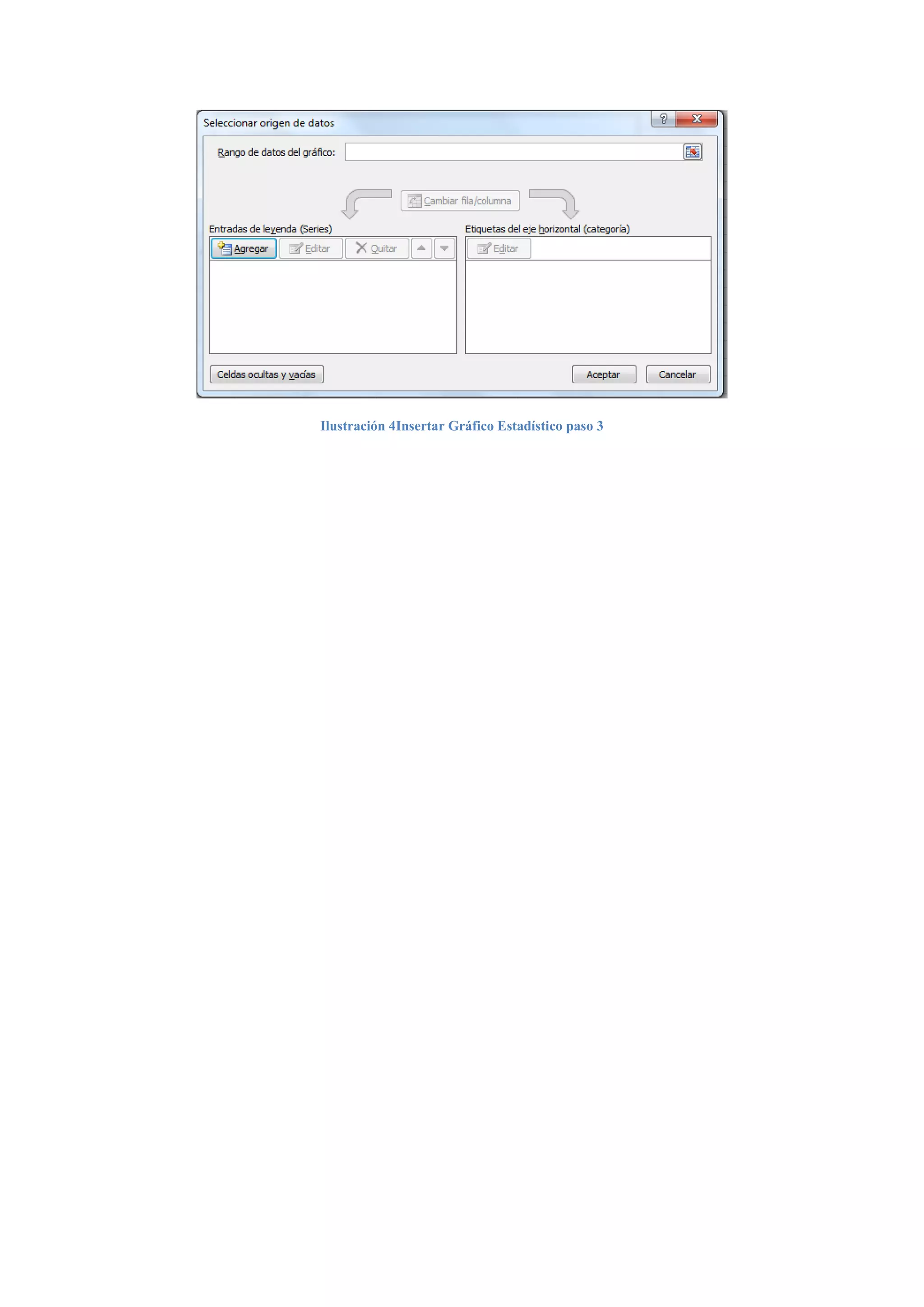 Ilustración 4Insertar Gráfico Estadístico paso 3

 