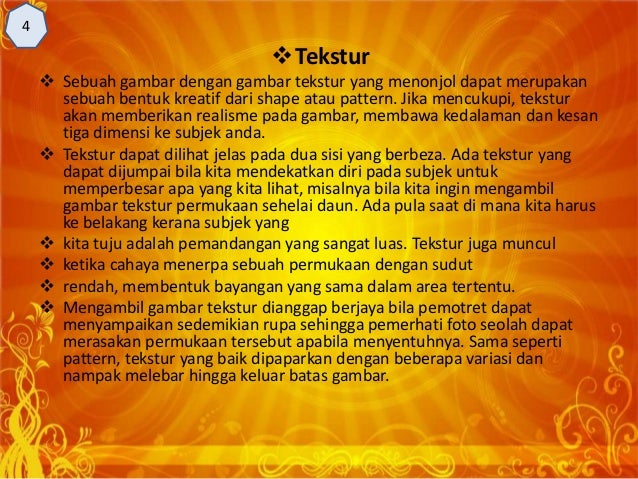 Elemen Dan Prinsip Dalam Fotografi