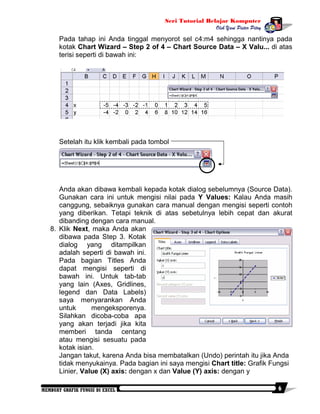 Membuat Grafik Fungsi Di Excel Pdf