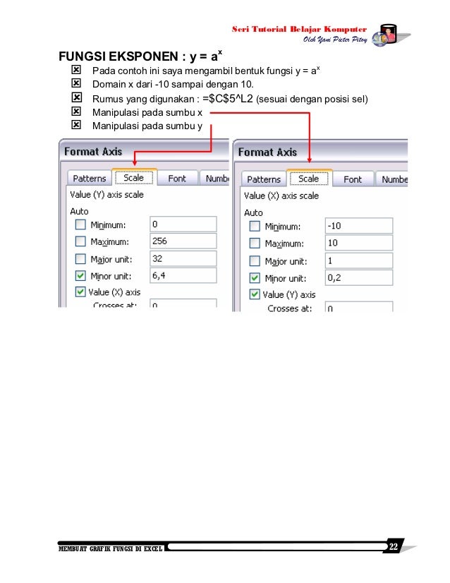 Membuat Grafik Fungsi di Excel