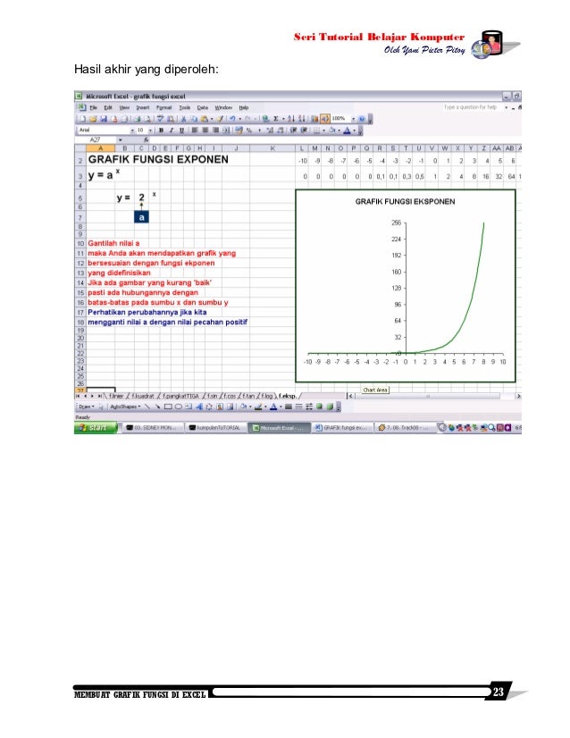 Membuat Grafik Fungsi di Excel