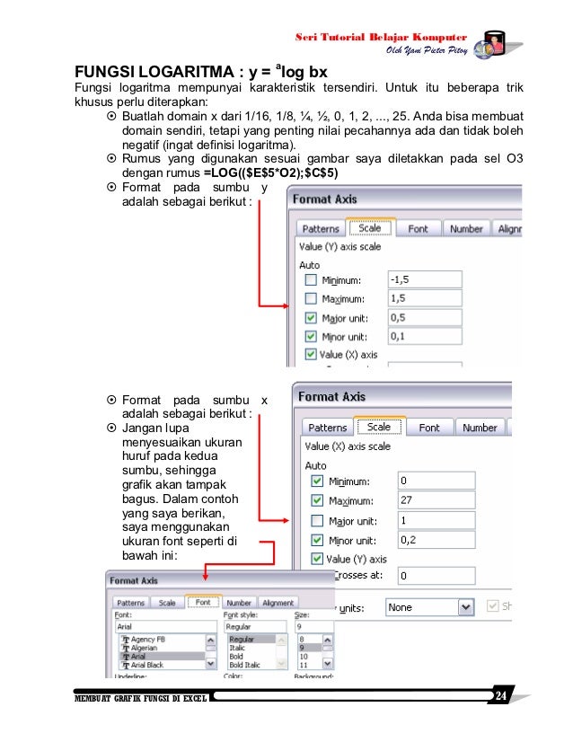 Contoh Grafik Fungsi Logaritma - Rommy 7081