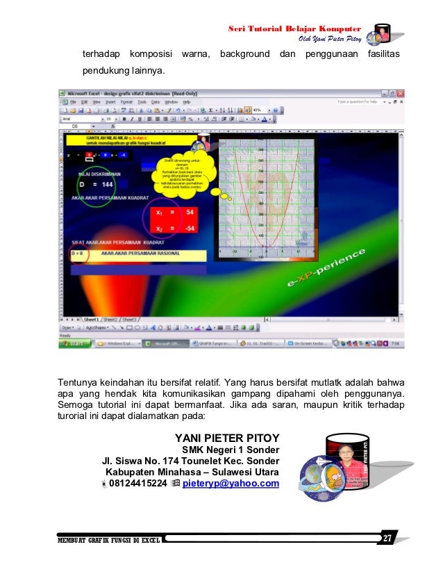 Membuat Grafik Fungsi di Excel