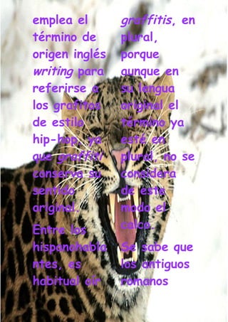 Grafiti Problema Social