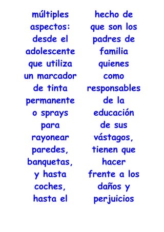 Grafiti Problema Social