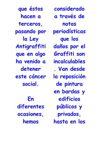 Grafiti Problema Social