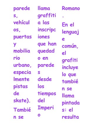 Grafiti Problema Social