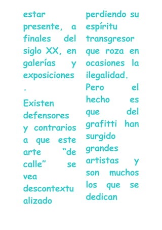 Grafiti Problema Social