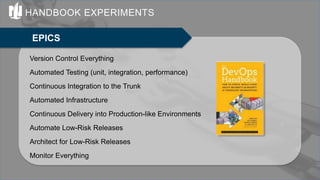 DevOps Handbook: Experiments in Accelerating Delivery | PPTX