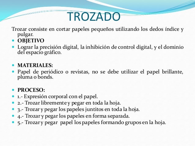 Resultado de imagen para EL TROZADO