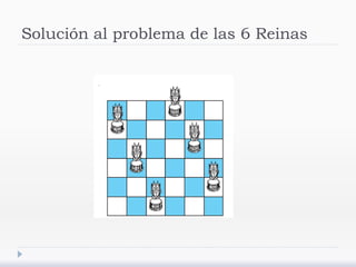 Solución al problema de las 6 Reinas
 