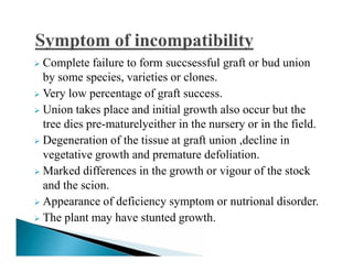 Tree Graft Incompatibility Graft incopatibility | PDF