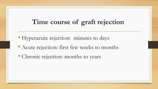 types of graft rejection seminar skin rejection | PPTX