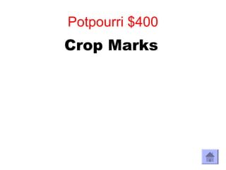 Potpourri $400
Crop Marks
 