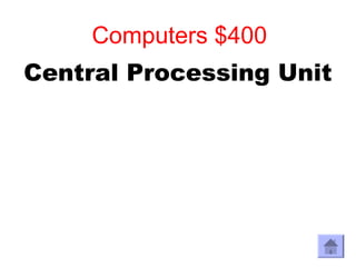Computers $400
Central Processing Unit
 