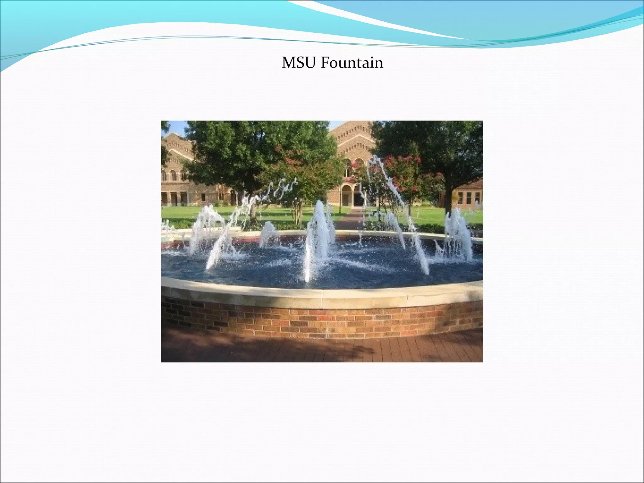 MSU Fountain