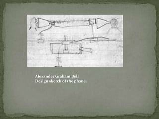 Alexander Graham Bell
Design sketch of the phone.
 