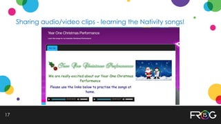 Sharing audio/video clips - learning the Nativity songs!
17
 