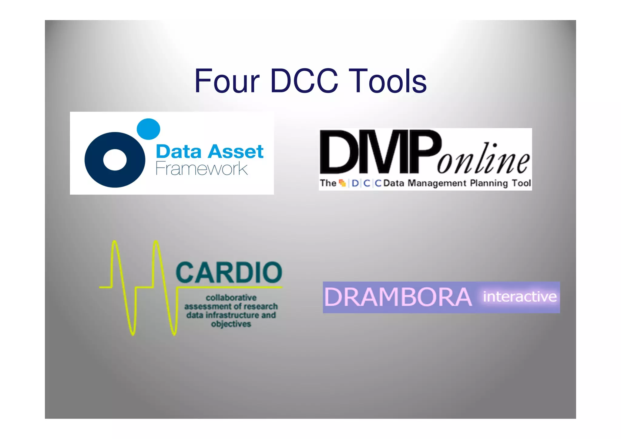Four DCC Tools
 