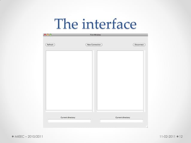 Grahical Interface For a Command line App | PPT