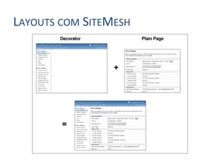 LAYOUTS	
  COM	
  SITEMESH	
  
 