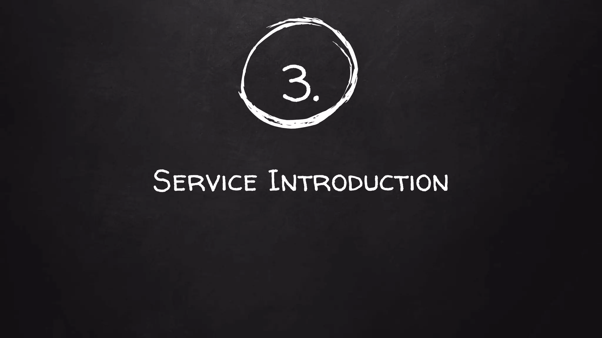 3.
Service Introduction
 