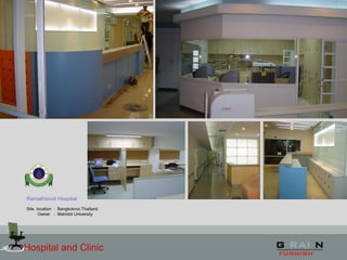 Hospital and Clinic
Ramathibodi Hospital
Site location : Bangkoknoi,Thailand
Owner : Mahidol University
 