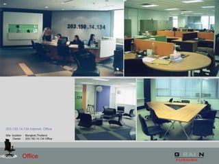 Office
203.150.14.134 Internet Office
Site location : Bangkok,Thailand
Owner : 203.150.14.134 Office
 