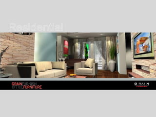 The interior design  office furniture profile 