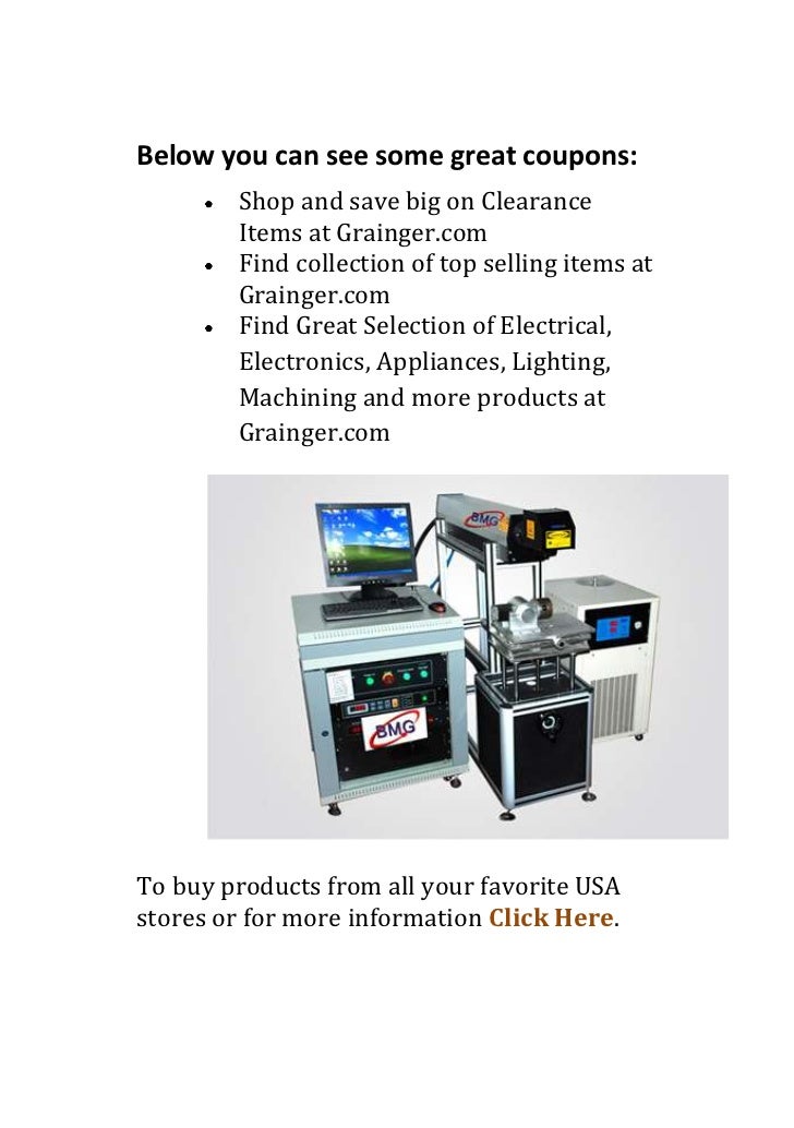 Grainger discount codes