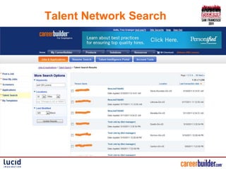 Talent Network Search
 