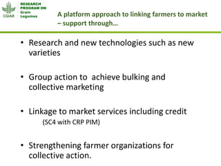 Grain Legumes - Presentation for Discussion with Donors and Partners - June 2013