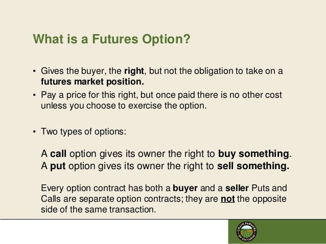 Grain options strategies