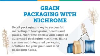Grain packaging with nichrome