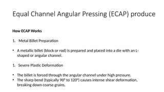 Grain Refinement of Aluminum through ECAP process.pptx