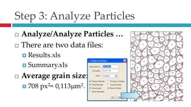 Grain Size Analysis By Using Imagej